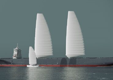 Innovativo sistema di vele gonfiabili Michelin per <b>decarbonizzare</b> il trasporto marittimo
